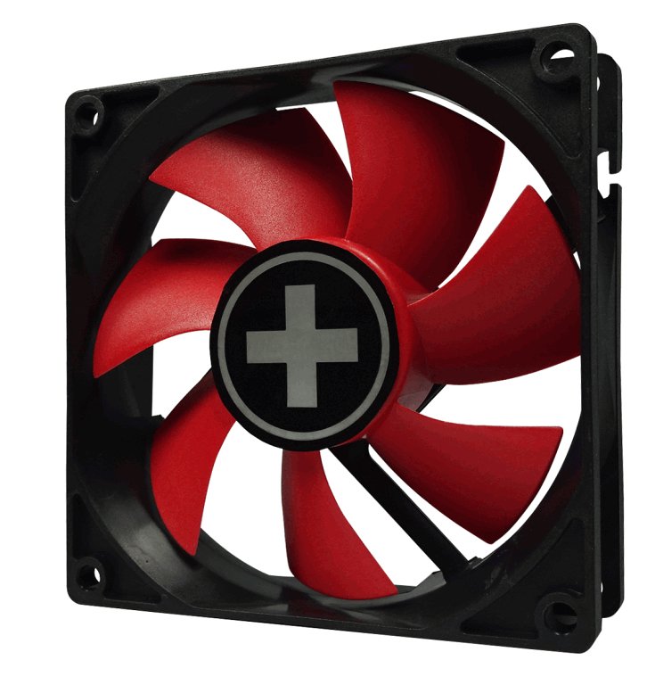 Xilence Xpf120.R Ventilador Para Ordenador 12 Cm Negro, Rojo