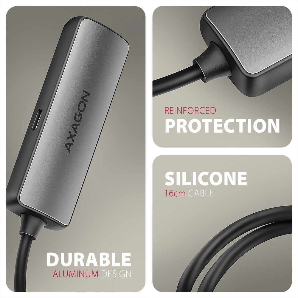 EAN 8595247908773 - Axagon RVC-HI8KPD, USB-C -> HDMI 2.1 redukce / adaptér, 8K/60Hz, 4K/144Hz, HDR10+, PD100W 0,16 m USB Tipo imagen 4