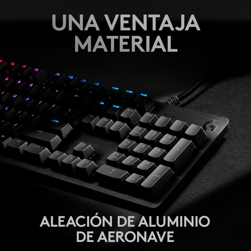 EAN 5099206086081 - Logitech G 920-009344 teclado Juego USB QWERTY Español Carbono imagen 7