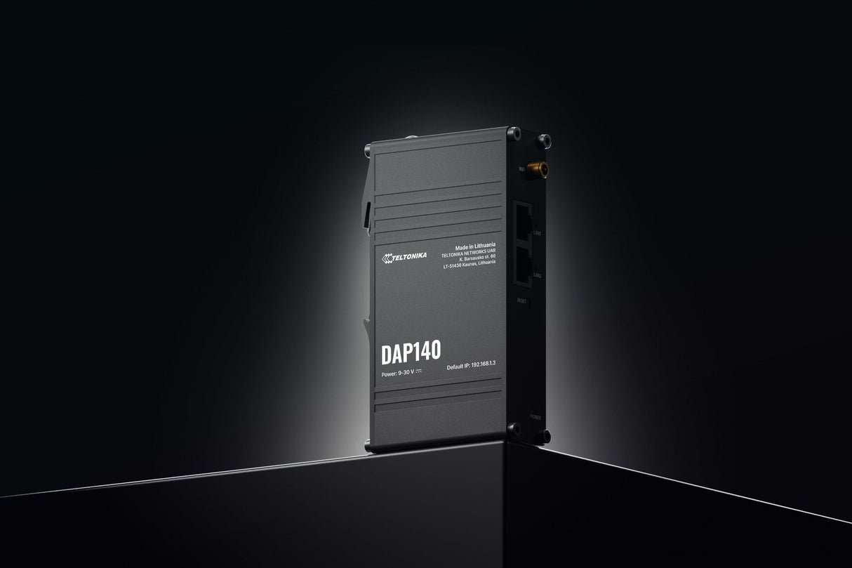 Teltonika Networks Dap140 Din Rail Mount Industrial Access Point