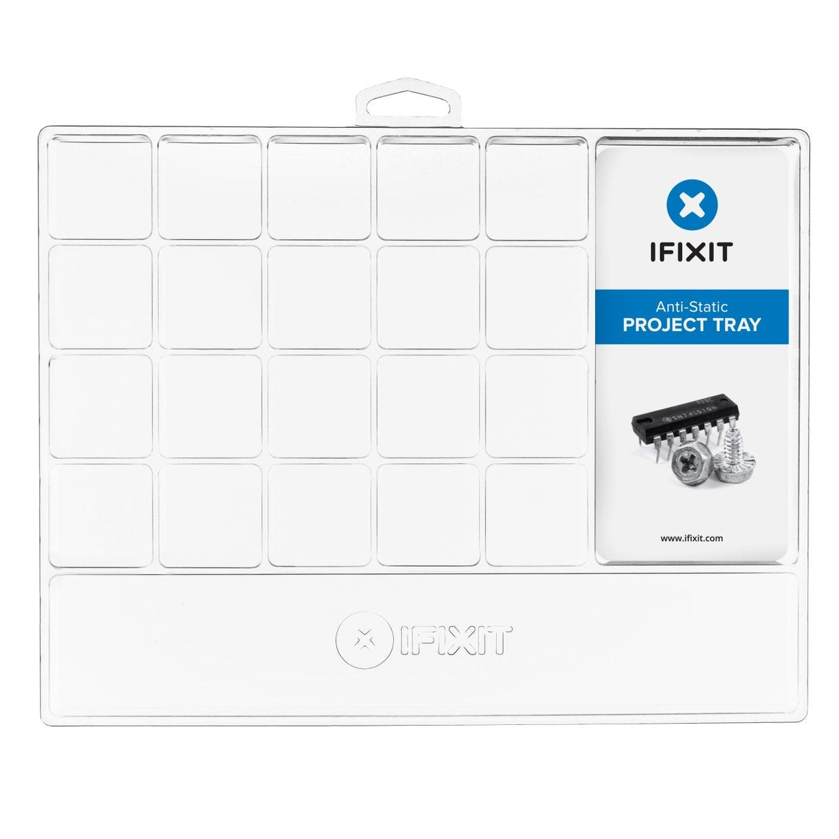 Caja Antiestática Ifixit Para Piezas Pequeñas, 20 + 2 Compartimentos