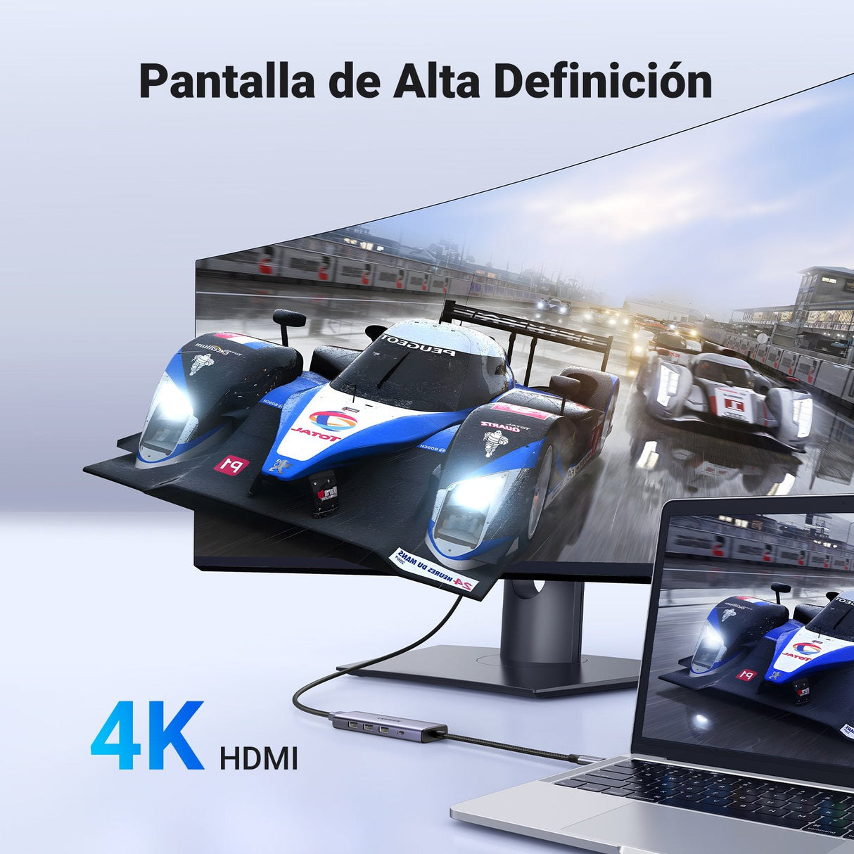 Hub Ugreen 5in1 Usbc To Hdmi+3*Usb 3.0 A+Pd