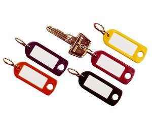 Llavero Durable Clip Para Llaves 6 Piezas Colores Surtidos