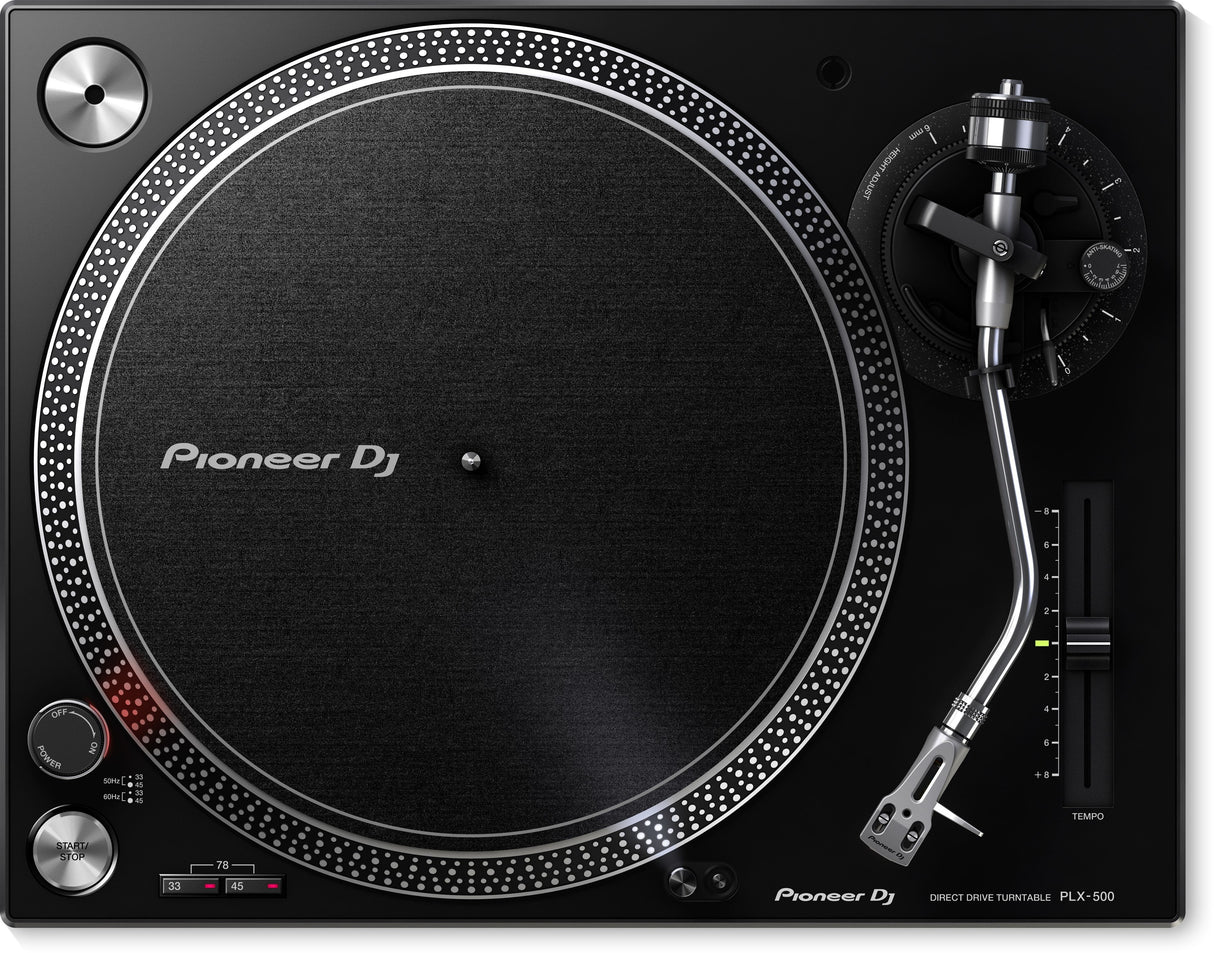 Pioneer Plx-500 Tocadiscos De Tracción Directa Para Dj Negro