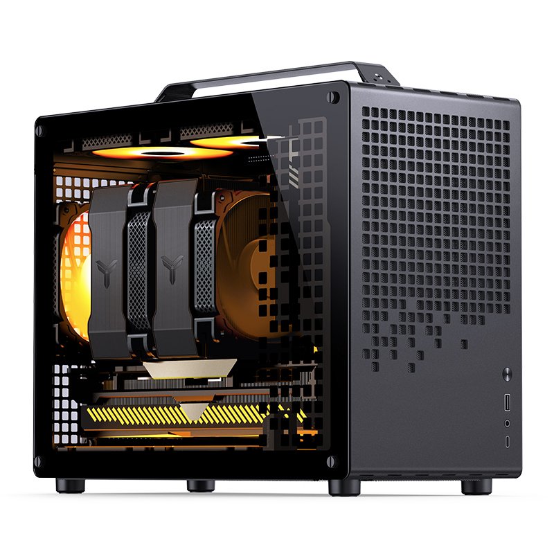 Jonsplus Z20 Micro-Atx Carcasa, Con Tragegriff - Negro