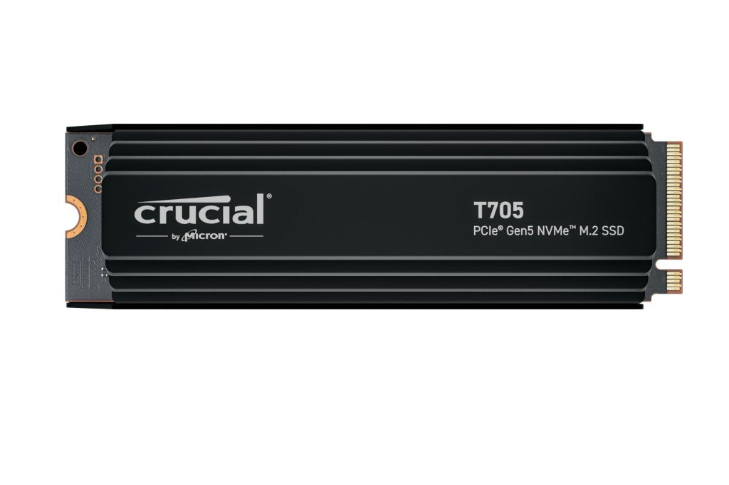 Ssd M.2 Crucial T705 With Heatsink 2tb Pcie Gen5 Nvme