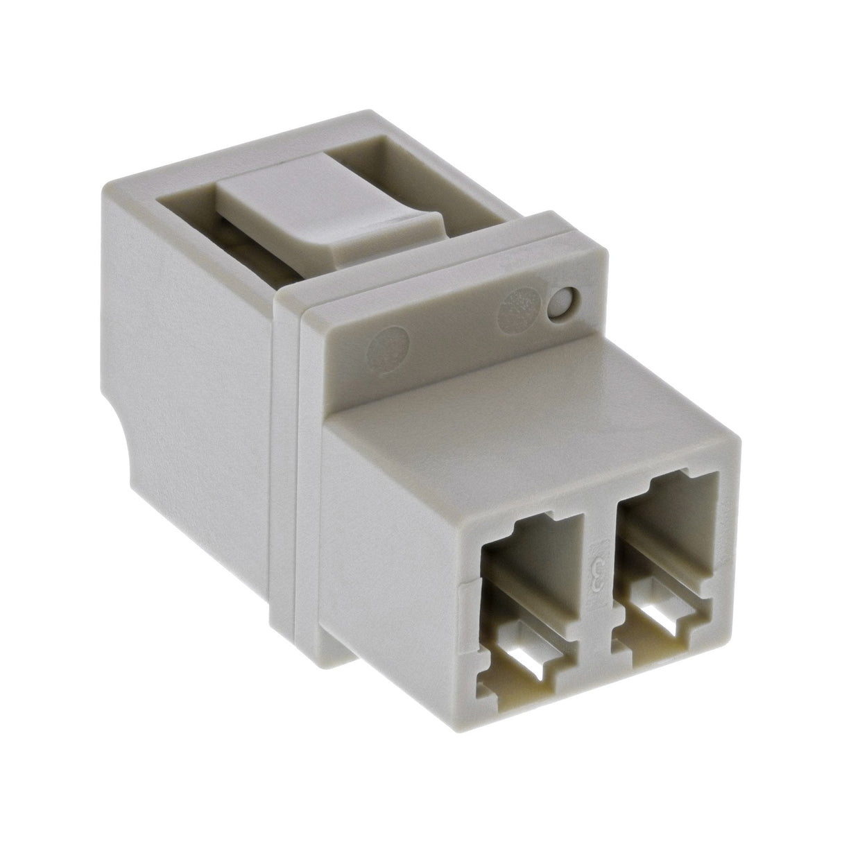 Adaptador De Fibra Óptica Inline Dúplex Lc/Lc Hembra Funda De Cerámica Multimodo
