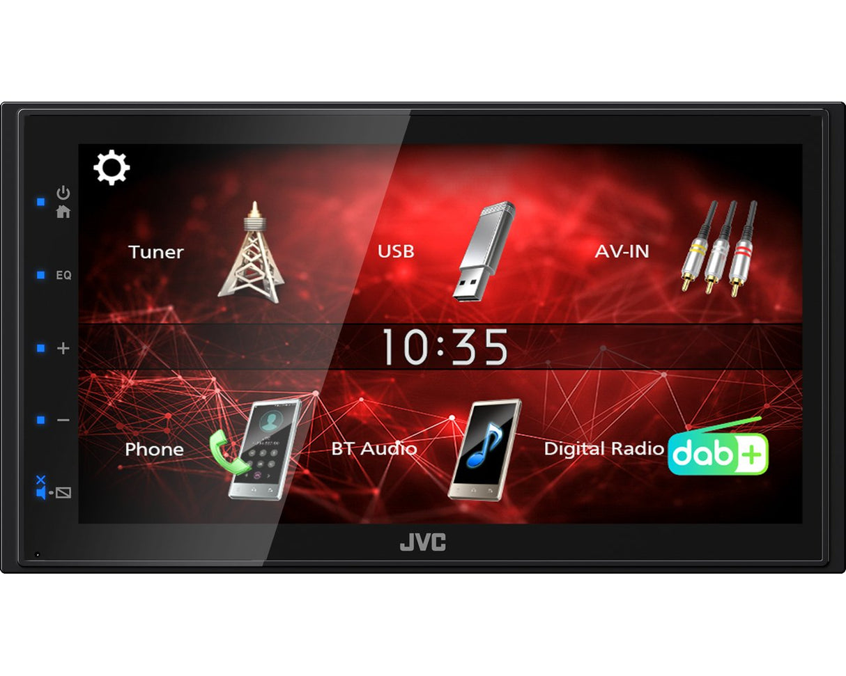 Jvc Kw-M27dbt Receptor Multimedia Para Coche Negro 180 W Bluetooth