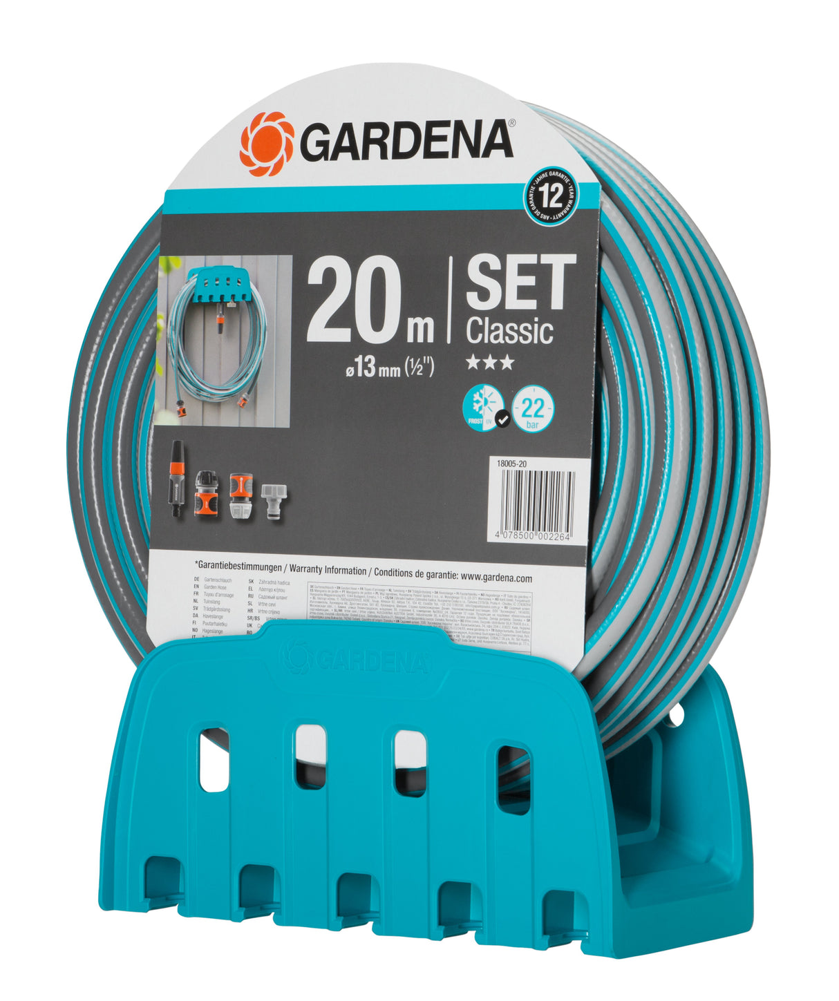 EAN 4078500029780 - Gardena 18005-50 manguera de jardín 20 m Por encima del suelo Azul imagen 3