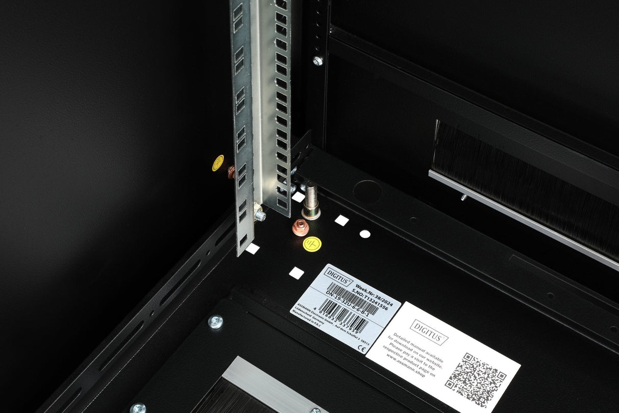 Digitus Dn-19 32u-6/6-B-1 Armario Rack Rack O Bastidor Independiente Negro