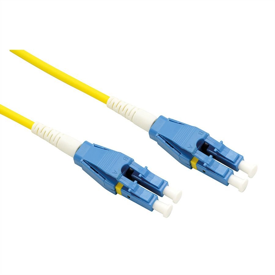 Roline Lwl-Cable Duplex, Single Mode 9 125m Os2, Lc Lc, Gelb, 1 M