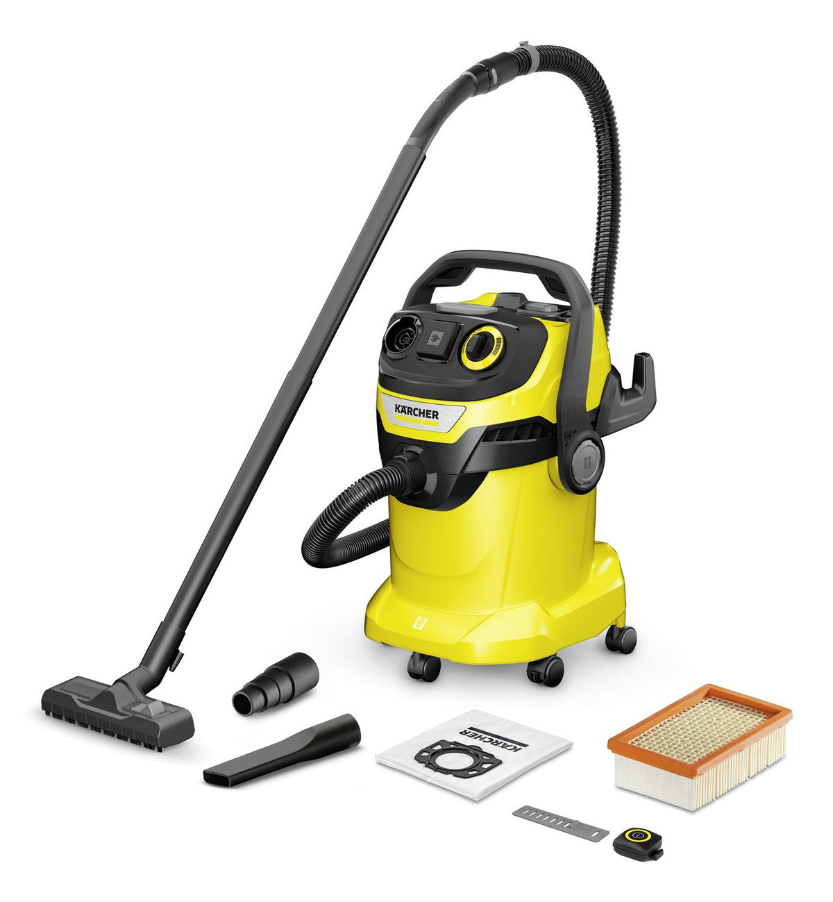 EAN 4066529153562 - Kärcher WD 5 Control P 25/5/22 25 L Aspiradora de tambor Seca y húmeda 1200 W Bolsa para el polvo imagen 1