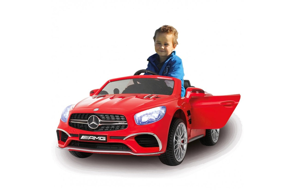 Jamara Ride-On Mercedes-Benz Amg Sl65, Vehículo Infantil Rojo, 12v Con Mando A Distancia
