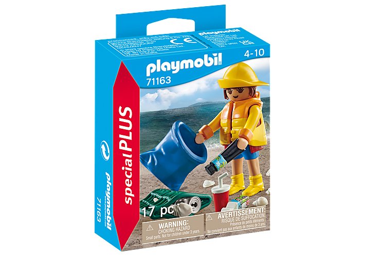 Playmobil 71163 Especial Plus Ecologista Que Limpia La Playa