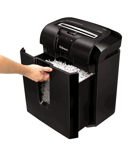 EAN 0043859642304 - Fellowes 63Cb triturador de papel Corte cruzado 23 cm Negro imagen 4
