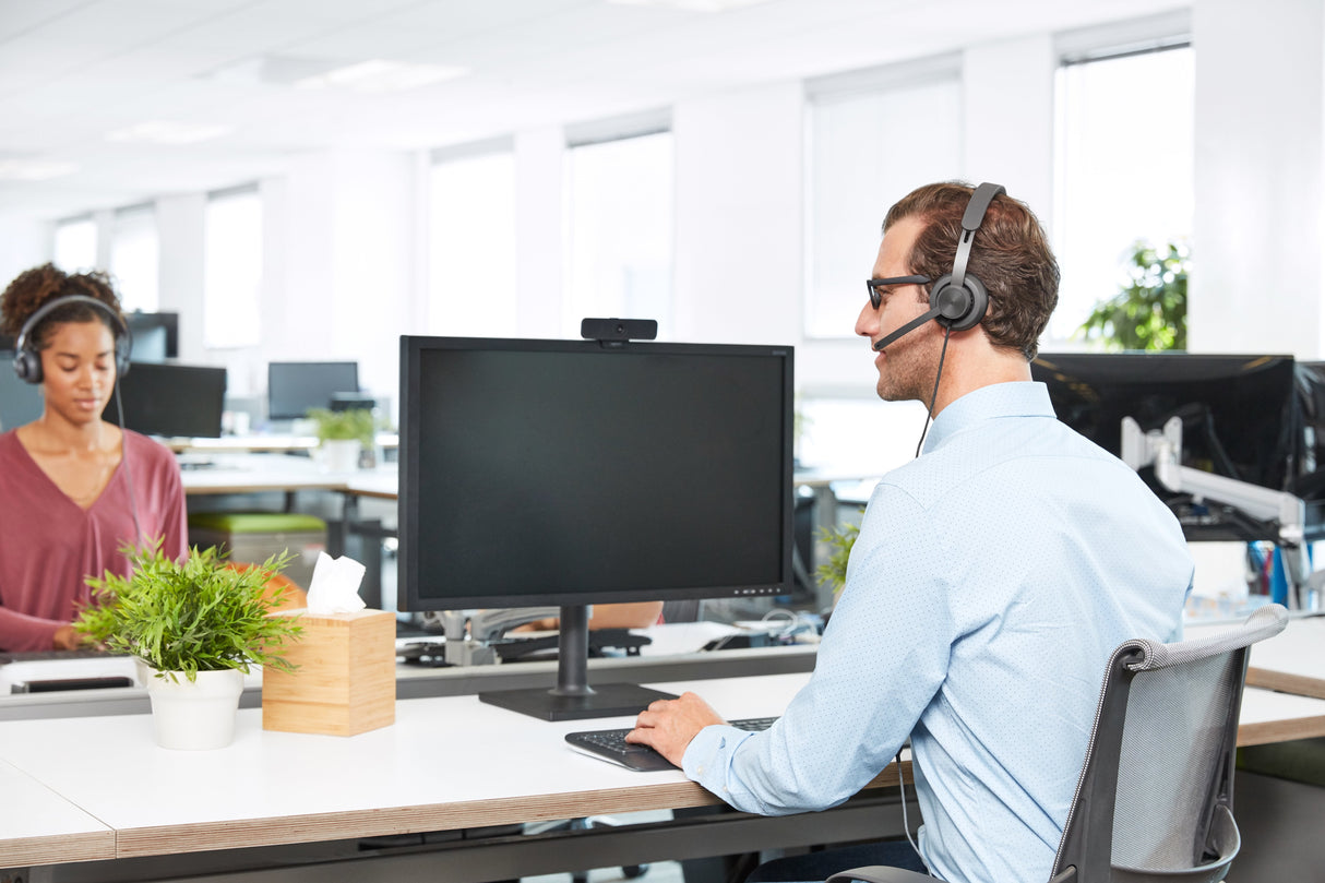 Auriculares Logitech Zone Wired Ms Teams Con Micrófono Usb Negros