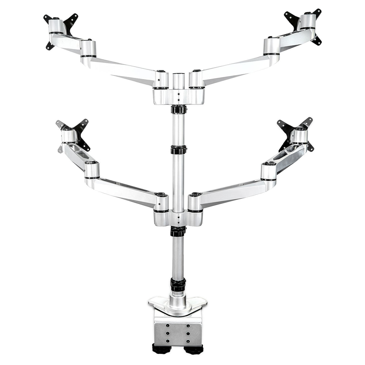 EAN 0065030881456 - StarTech.com ARMQUADPS soporte para monitor 68,6 cm (27") Escritorio Plata imagen 8