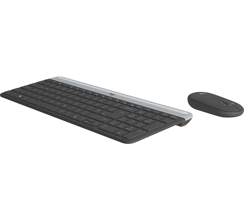 Teclado Belga + Ratón Logitech Mk470 Rf Inalámbrico Azerty Grafito 920-009194