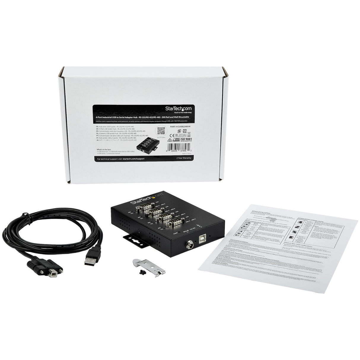 EAN 0065030878562 - StarTech.com ICUSB234854I hub de interfaz USB 2.0 Type-B Negro imagen 5