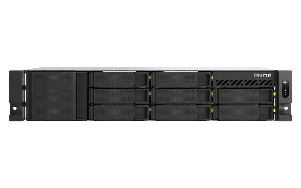Servidor Nas Qnap Ts-H1065eu-Rp 10 Compartimentos Montaje En Bastidor Sata-600 / Nvme Ram 8 Gb 2.5 Gigabit Ethernet 2u
