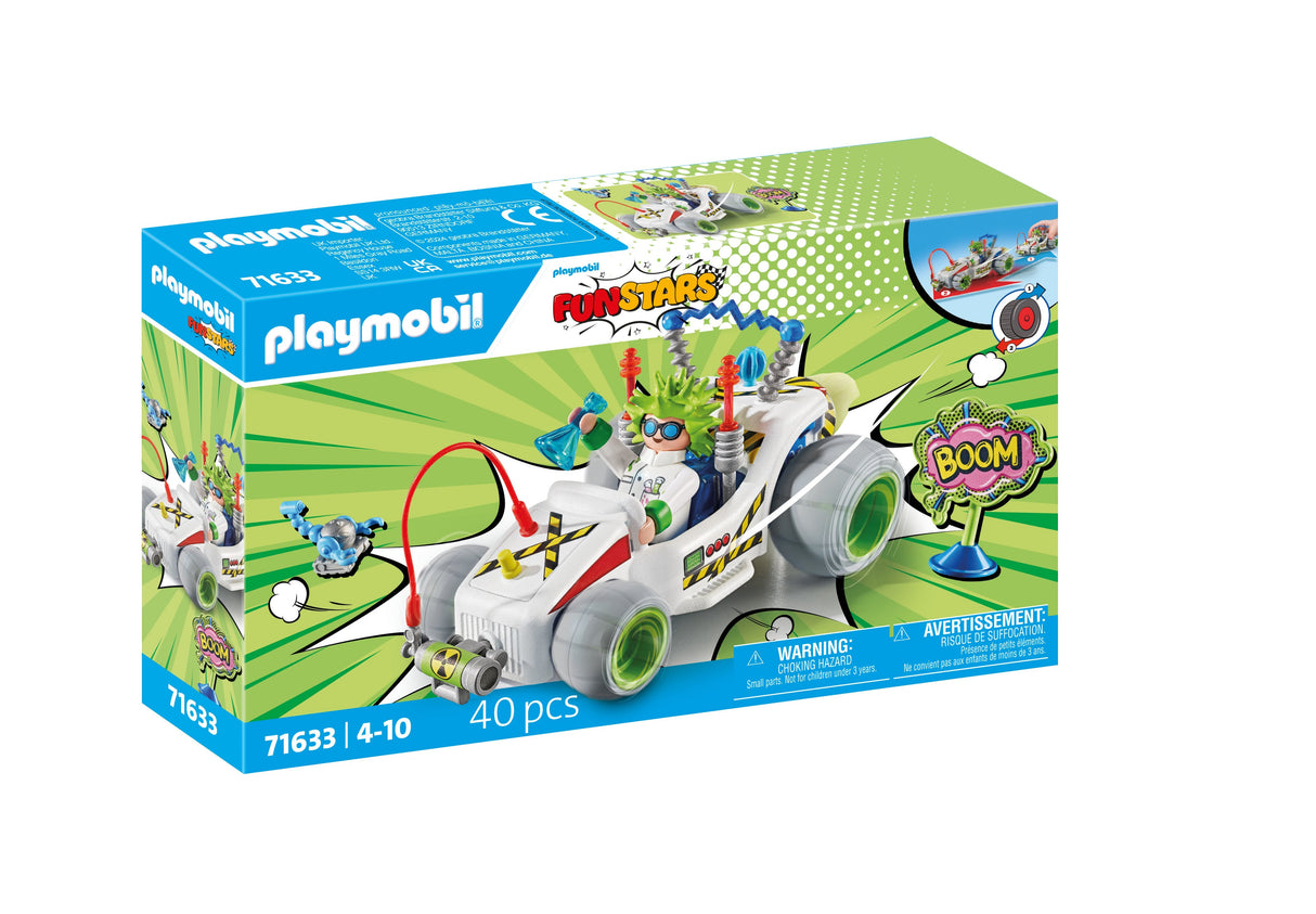 Playmobil 71633 Funstars Racing Profesor, Juguete De Construcción 71633