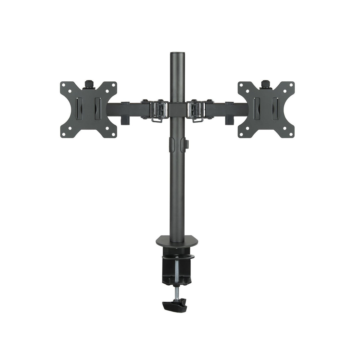 Tooq Soporte De Mesa Con Brazos Articulados Para 2 Monitores De 13"-32" - Giratorio E Inclinable - Gestion De Cables -