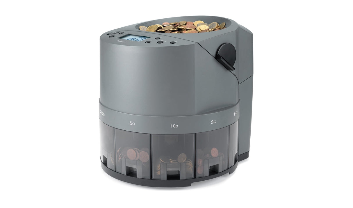 EAN 8717496336347 - Safescan 1450 Contador de monedas Gris imagen 1