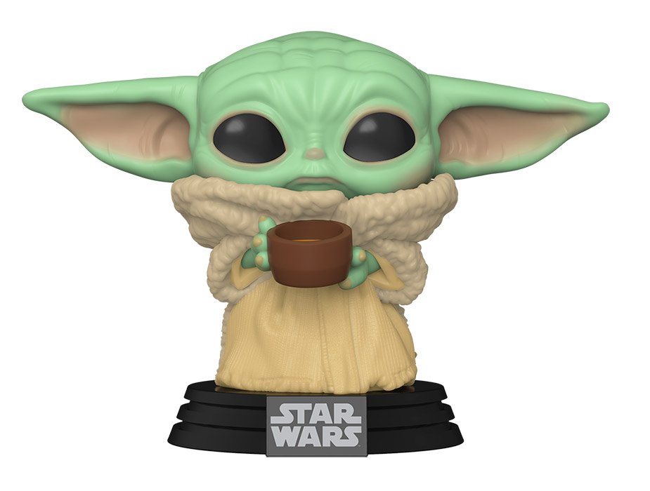 Funko Pop Yoda The Child With Cup - The Mandalorian