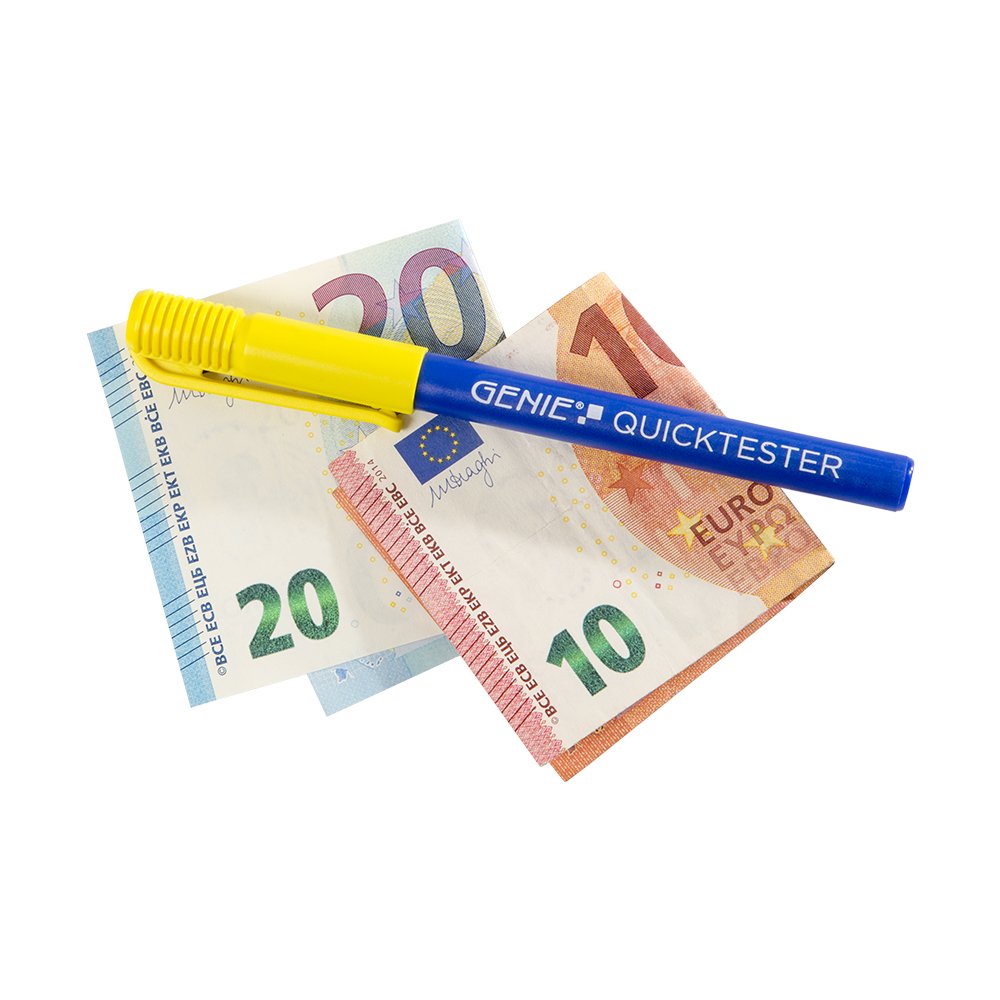 EAN 4015468117944 - Genie 11794 detector de billetes falsos Azul, Amarillo imagen 3