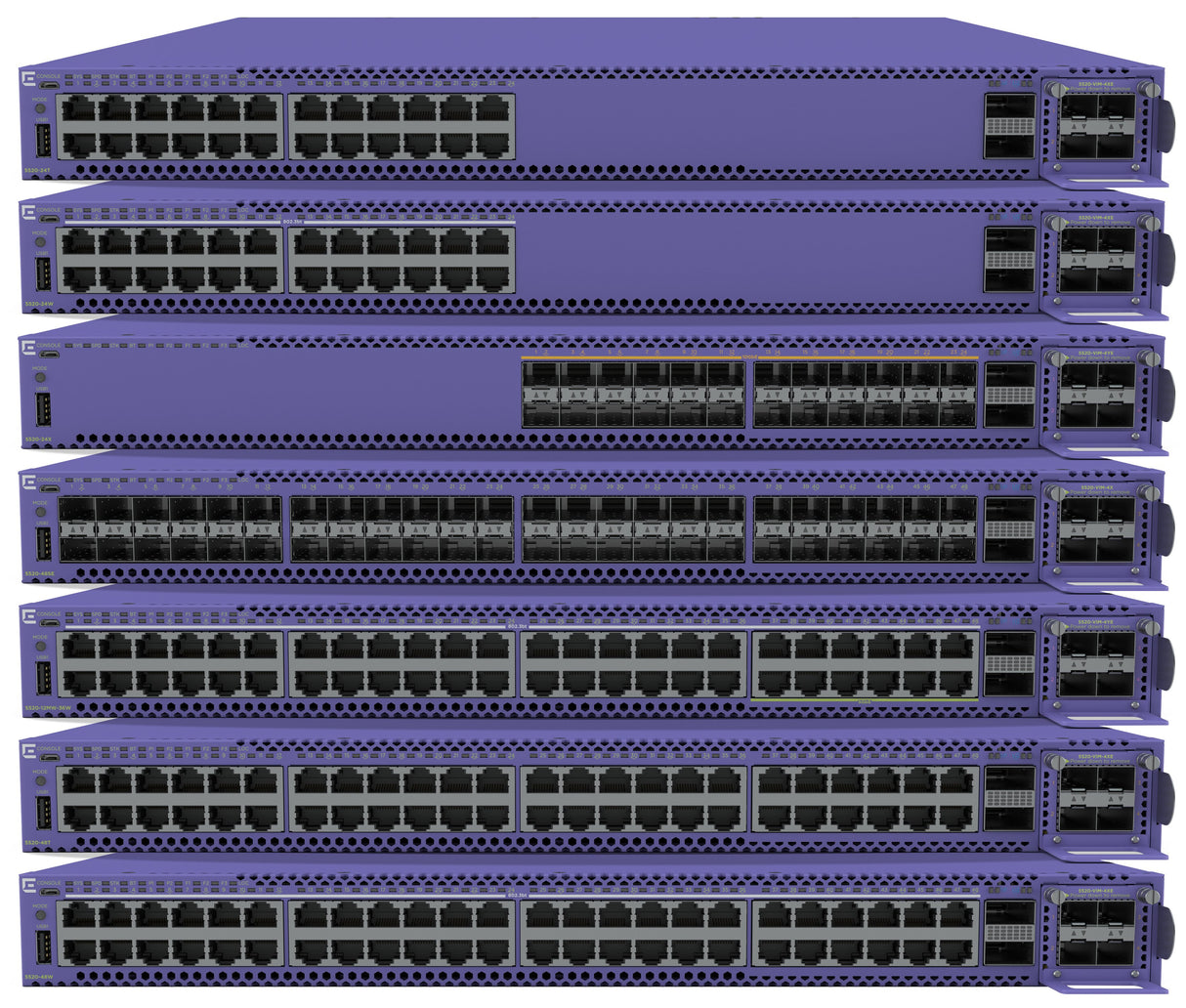 EAN 0644728047017 - Extreme networks 5520 Gestionado L2/L3 1U Púrpura imagen 2