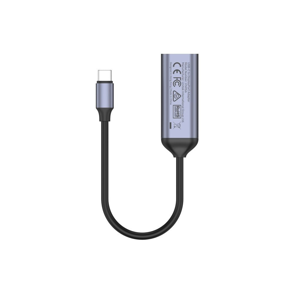 EAN 4894160048073 - UNITEK V1415A adaptador de cable de vídeo 0,15 m USB Tipo C DisplayPort Gris imagen 4