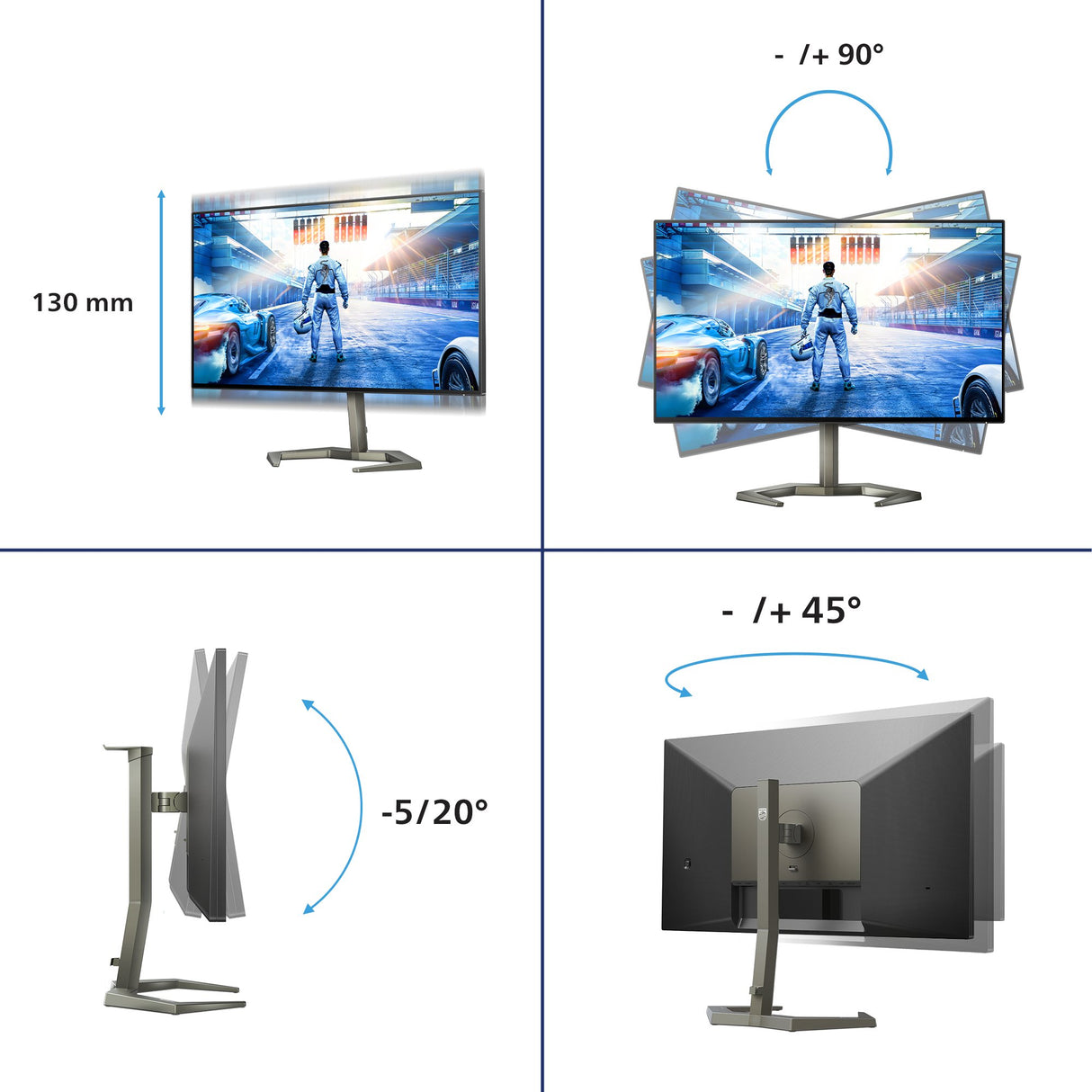 EAN 8712581795900 - Philips Momentum 27M1F5500P/00 pantalla para PC 68,6 cm (27") 2560 x 1440 Pixeles Quad HD LED Negro imagen 3