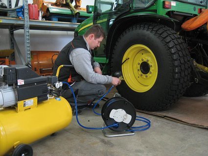 Brennenstuhl Enrollador De Manguera Para Compresor Estándar 20m Ø De Manguera 6/12mm