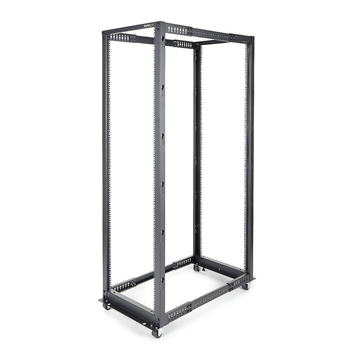 EAN 0065030855211 - StarTech.com 4POSTRACK42 armario rack Rack o bastidor independiente Negro imagen 1