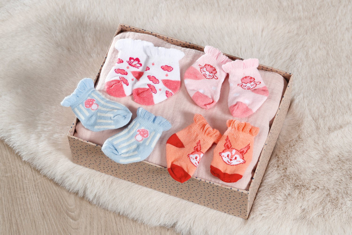Pack De 2 Calcetines Zapf Creation Baby Annabell®, Accesorios Para Muñecas (Artículo Surtido, 43 Cm, Dos Pares) 709627