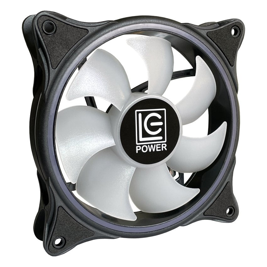 Ventilador Lc-Power Lc-Cf-120-Argb-B Black 120mm 12x12cm Retail