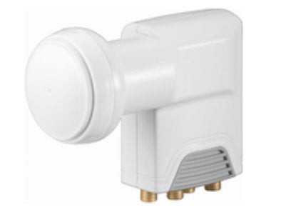 Universal Quad Lnb, White-Grey - Digital Sat-Lnb (Dvb-S2) Fo