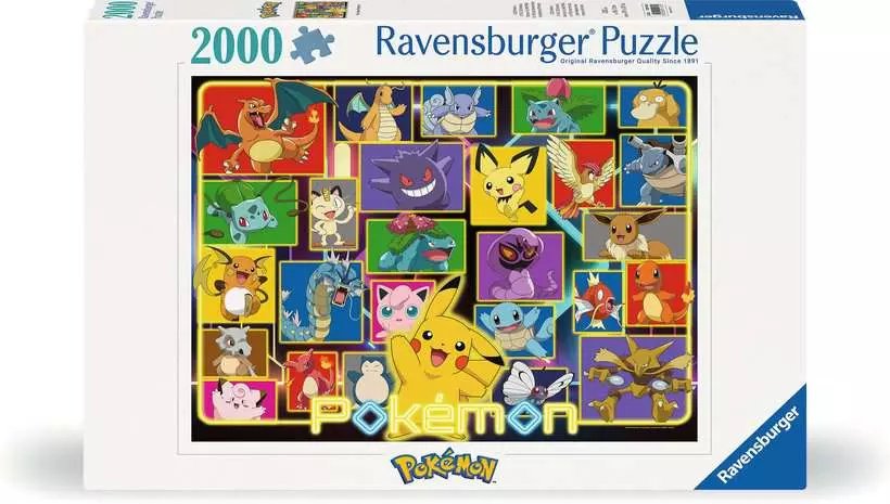 Puzzle Ravensburger Pokémon Luminoso 2000 Piezas 12001130