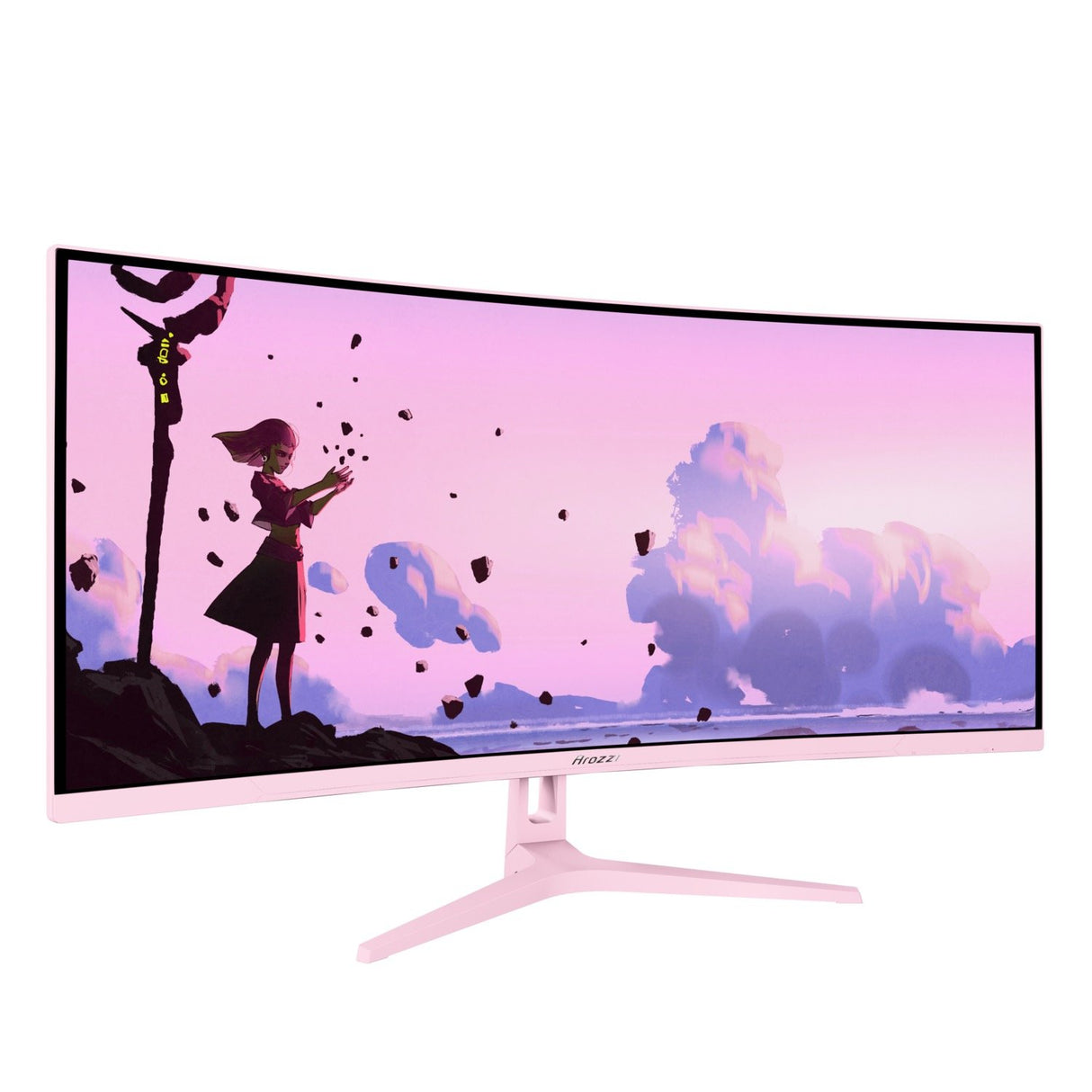 EAN 850054766991 - Arozzi Nova 34″ Curved pantalla para PC 86,4 cm (34") 3440 x 1440 Pixeles 4K Ultra HD LED Rosa imagen 2