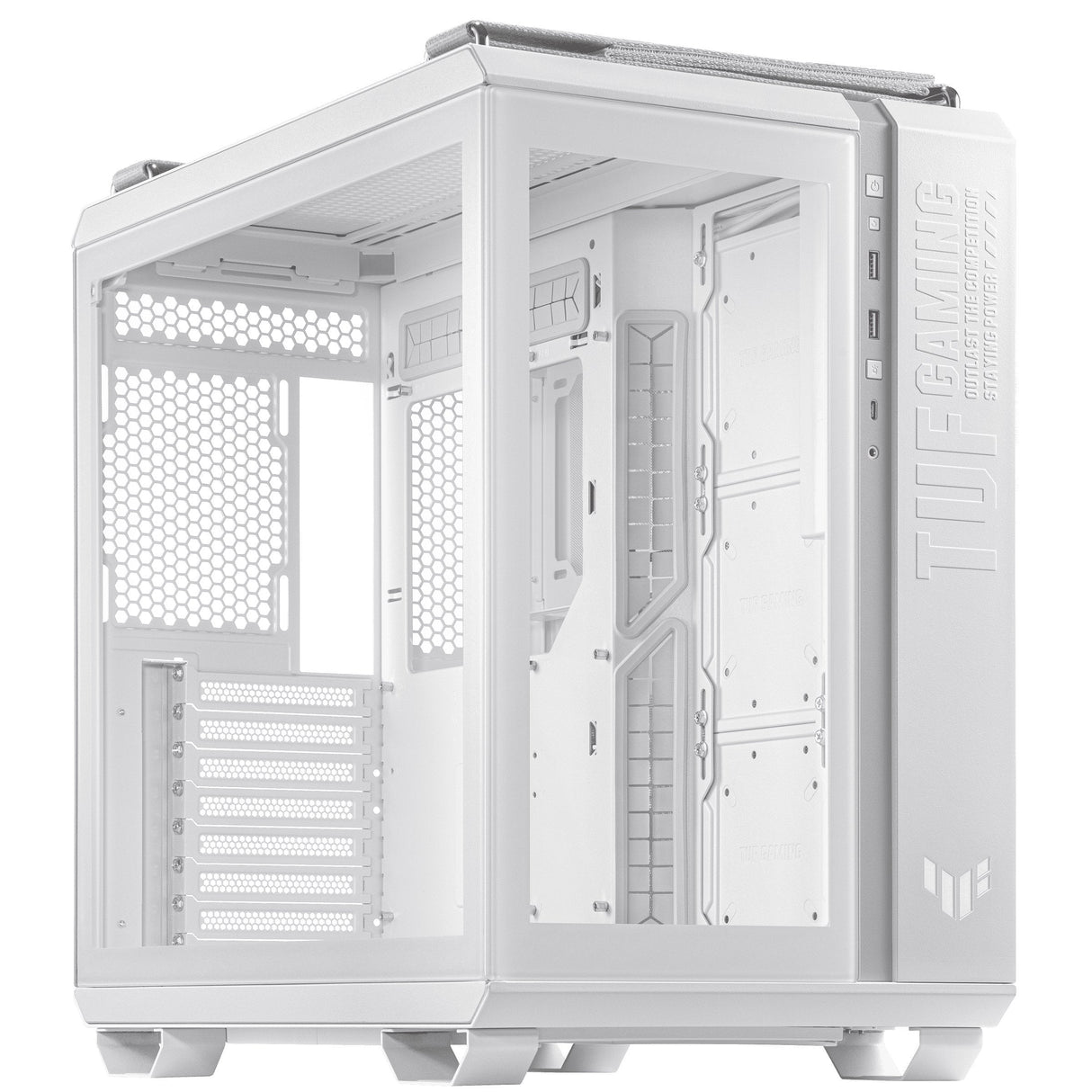 Caja Pc Asus Tuf Gt502 Gaming White Edition