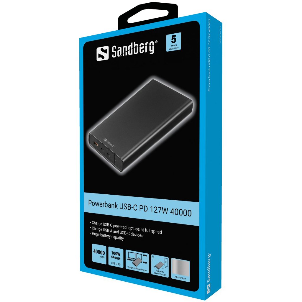 EAN 5705730420634 - Sandberg 420-63 batería externa Ión de litio 40000 mAh Negro imagen 2