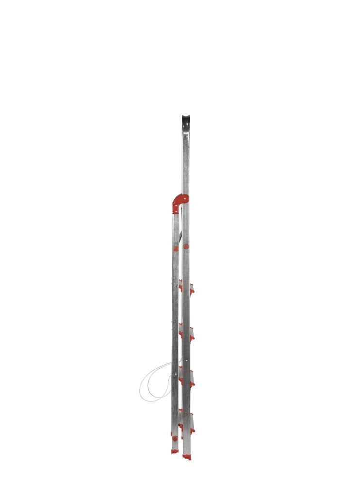 EAN 8420812958078 - Rolser UNI003 escalera Escalera taburete Aluminio, Rojo imagen 2