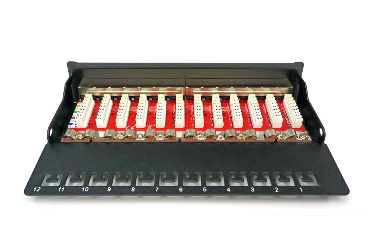 Digitus Panel De Parcheo Apantallado Ea 12 Puertos Cat. 6a