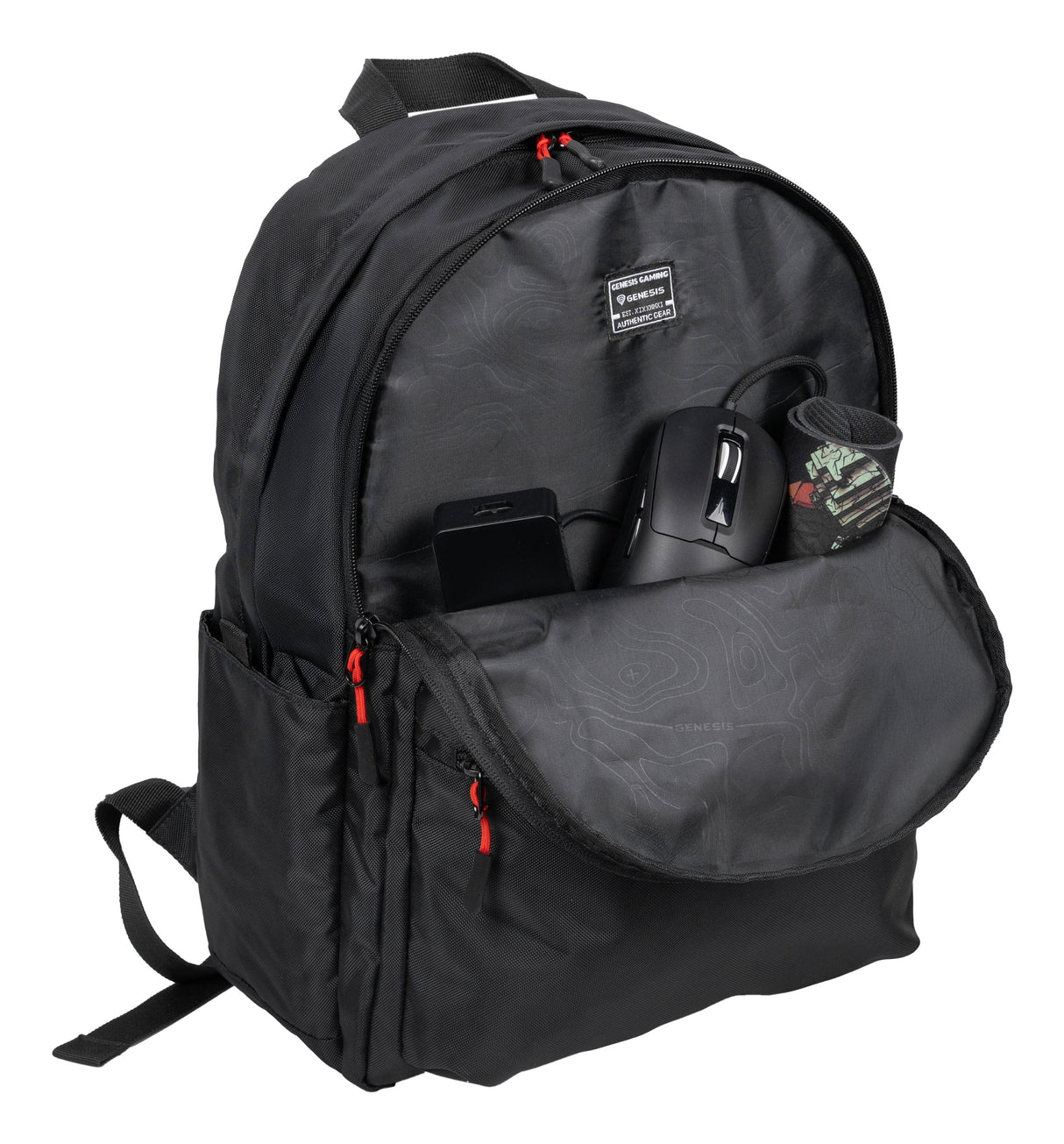 Natec Genesis Backpack Pallad 200 Negro 19inch