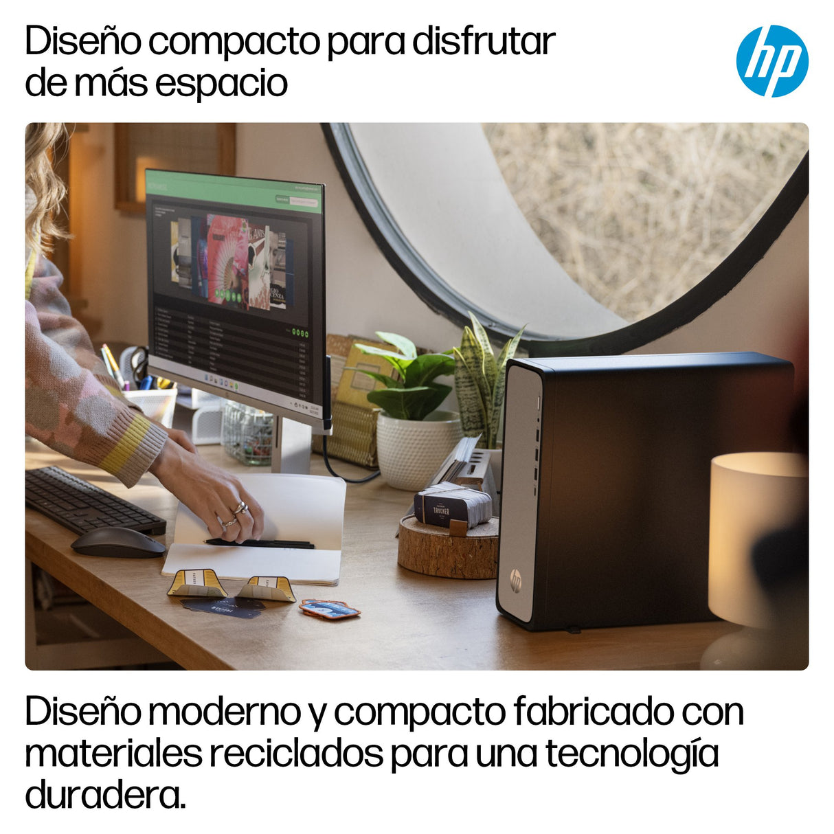 EAN 0821844684061 - HP OmniDesk Slim Desktop S03-0031ns PC Intel® Core™ i3 i3-14100 8 GB DDR5-SDRAM 512 GB SSD Windows 11 Hom imagen 5