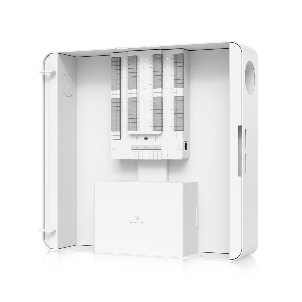 Ubiquiti Up-Alarmhub-Kit Concentrador De Control De Alarmas Con 32 Zonas De Entrada Para Sensores De IntrusiÓ N Cableados, Alimentado Por Entrada Poe++ Y Con BaterÍ A De Reserva Opcional.