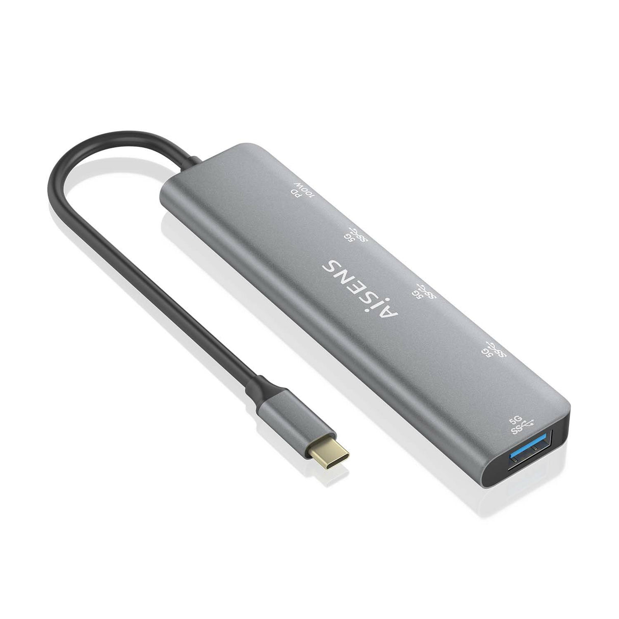 EAN 8436574709995 - AISENS A109-0857 hub de interfaz USB 3.2 Gen 1 (3.1 Gen 1) Type-C 5 Mbit/s imagen 1
