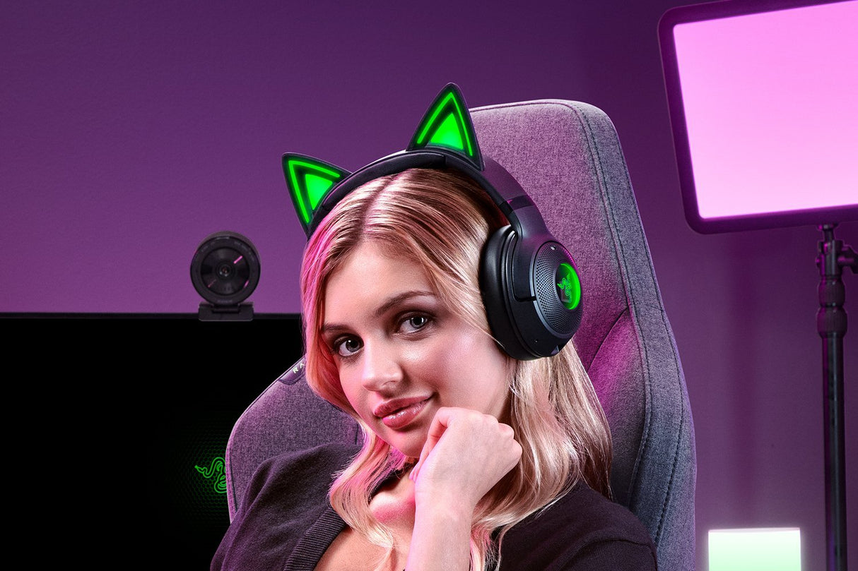 EAN 8887910060995 - Razer Kraken Kitty V2 BT Auriculares Inalámbrico Diadema Juego Bluetooth Negro imagen 5