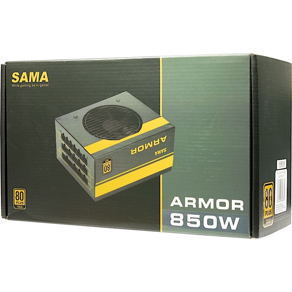 EAN 4260455646765 - Inter-Tech SAMA FTX-850-B ARMOR unidad de fuente de alimentación 850 W 20+4 pin ATX ATX Negro imagen 5