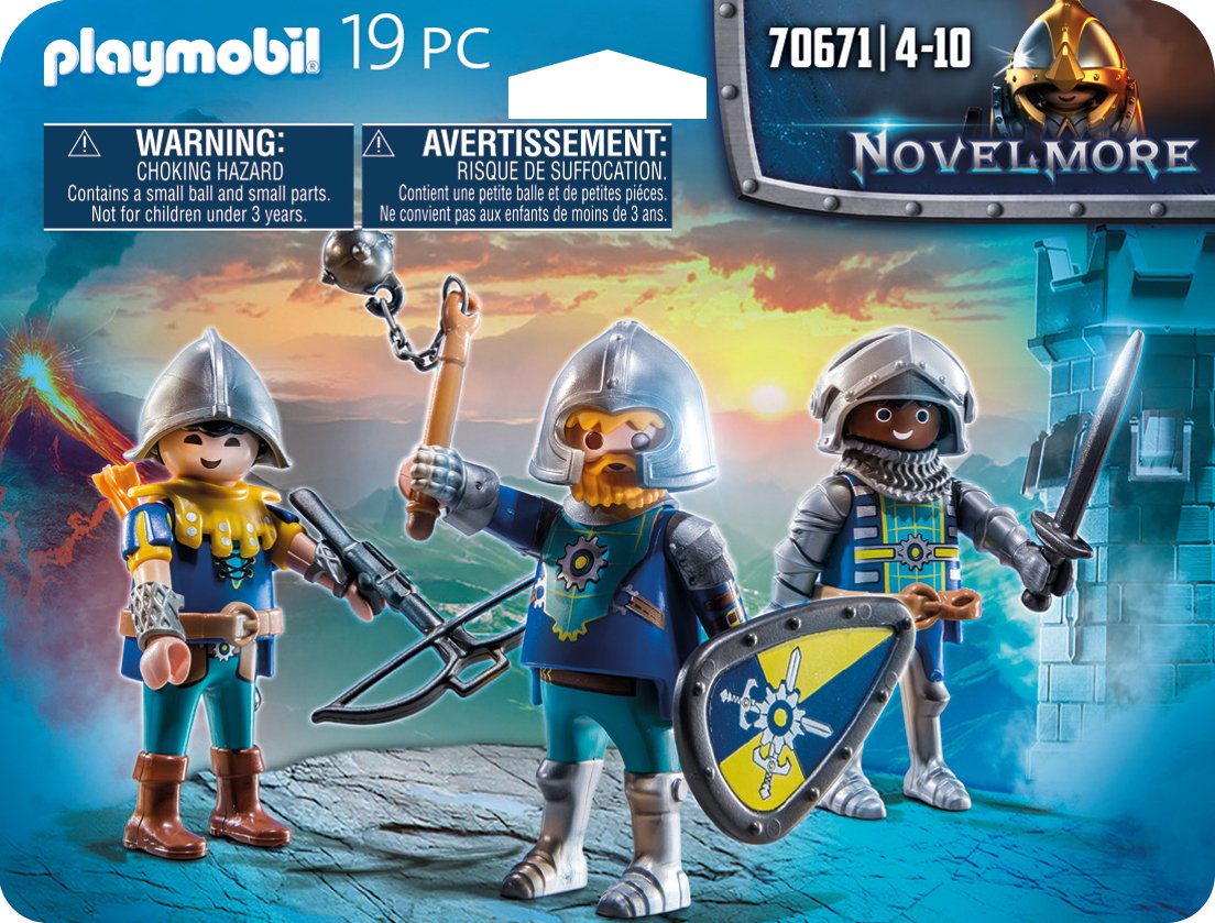 Playmobil 70671 Set De 3 Caballeros De Novelmore